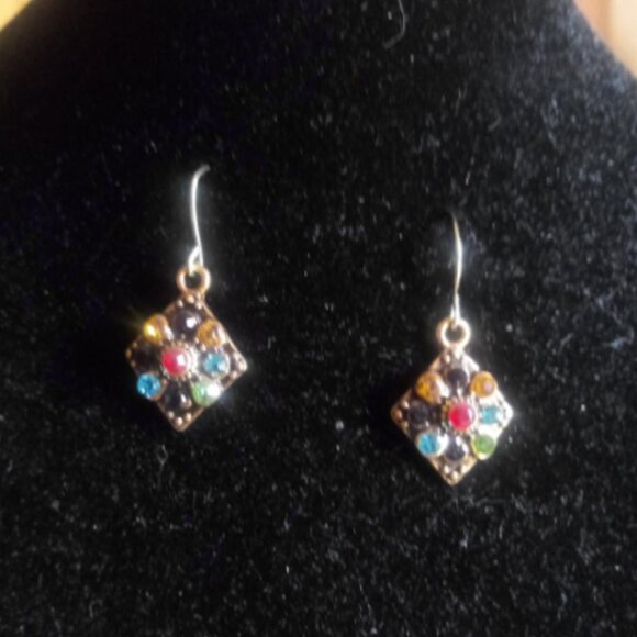 4 Pairs Bohemian Retro Dangle Earrings – Vintage Drop Set - Picture 7 of 8